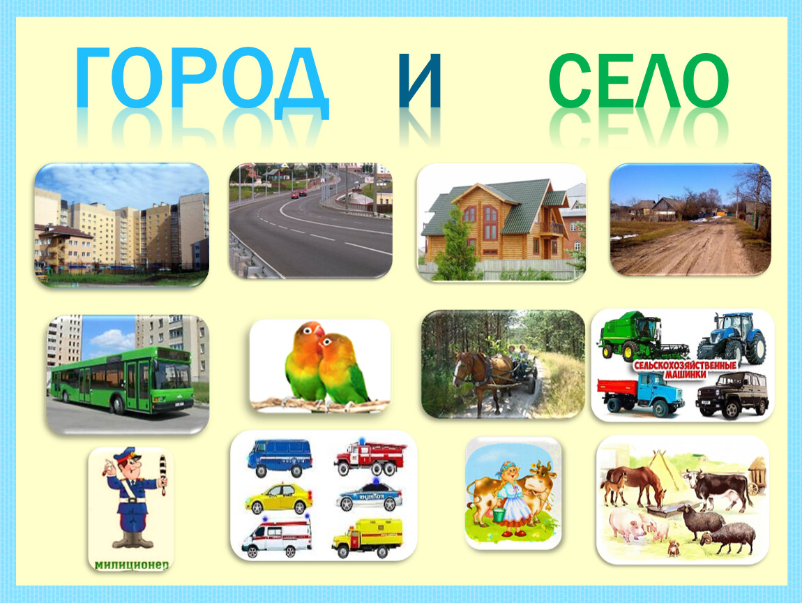 Жизнь города и села проект