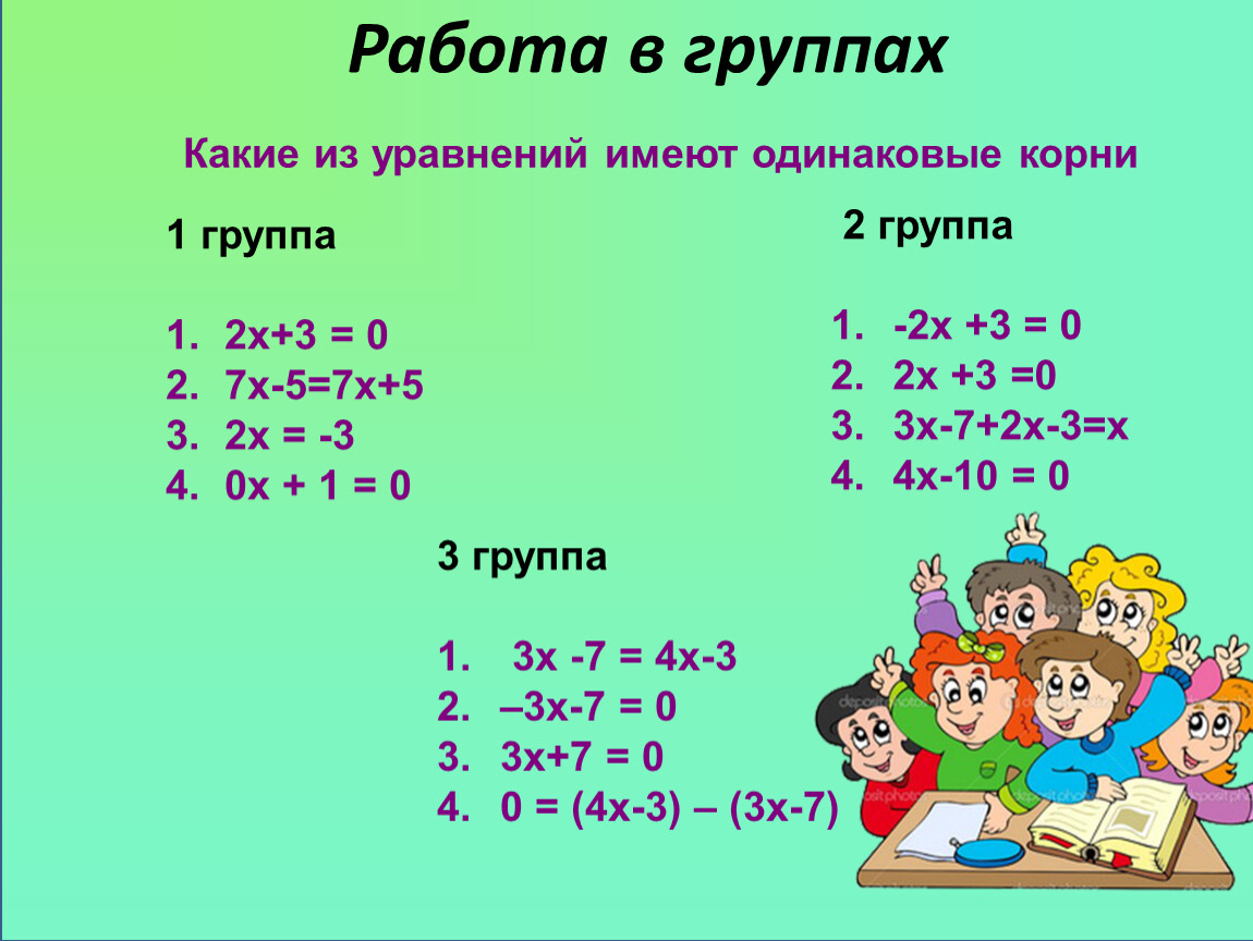 Уравнение первой степени с одним неизвестным 7 класс никольский презентация