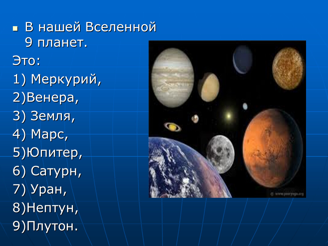 Какая 1 планета. Планеты Меркурий Сатурн Венера земля Юпитер Марс Нептун Уран. Астрономия 7 класс. 9 Планет. Меркурий 2 Венера 3 земля 4 масс 5 Юпитер 6 Сатурн 7 Уран 8 Нептун.