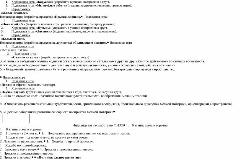 План совместной деятельности воспитателя с детьми в старшей группе по фгос