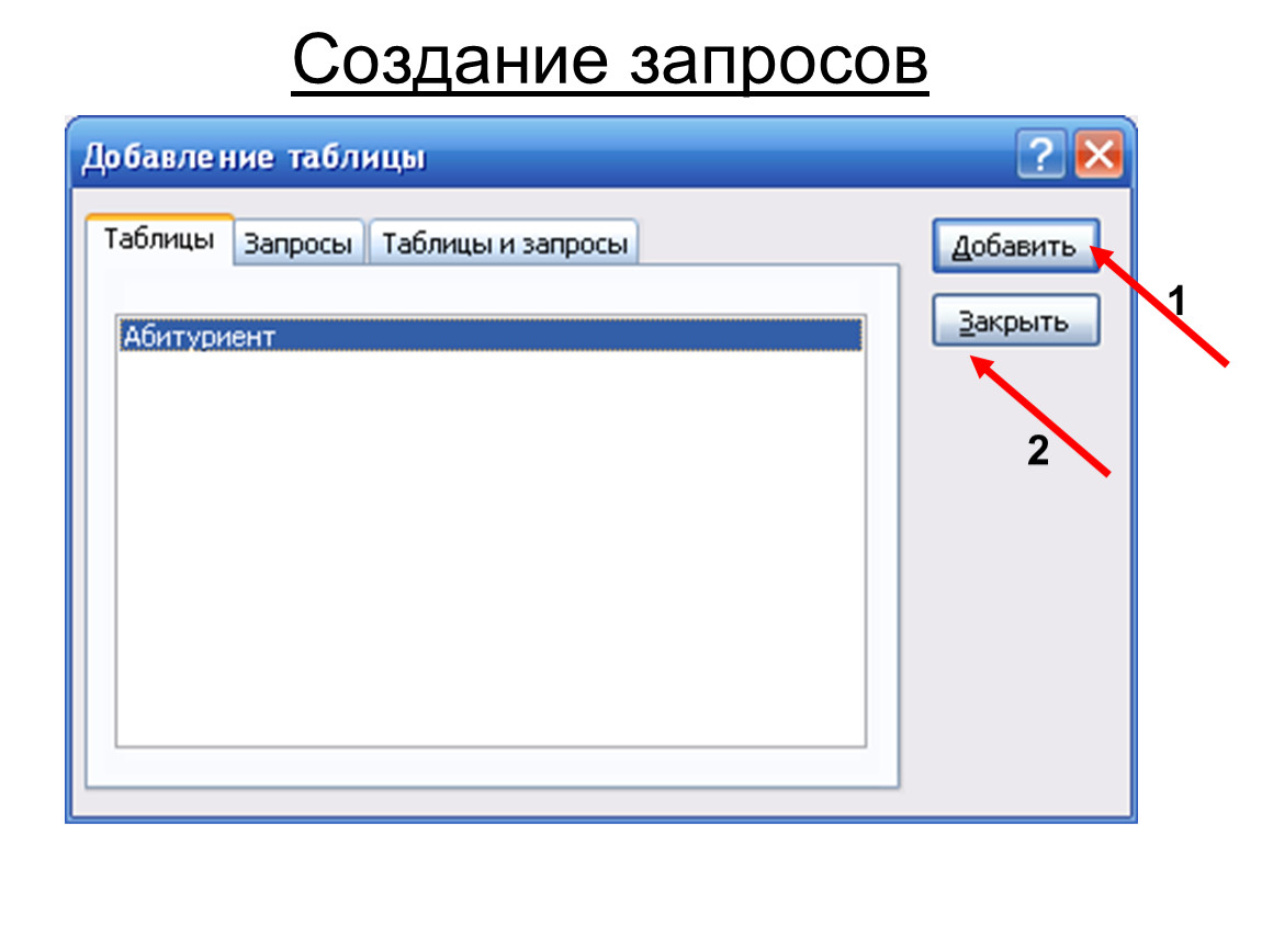 Создание запросов. Создание запросов в интернете.