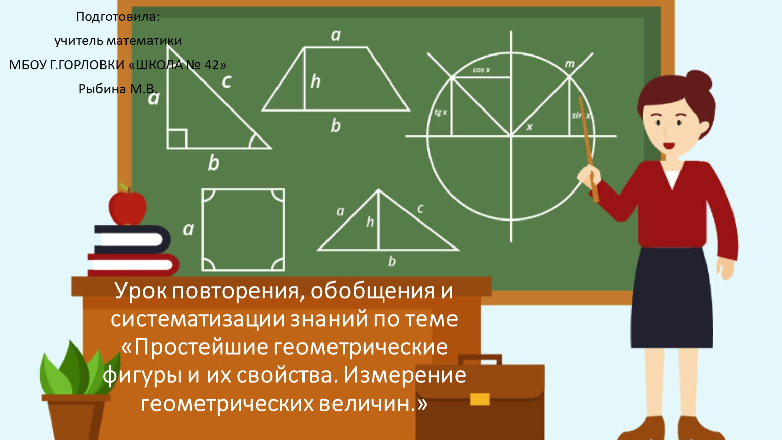 Геометрические фигуры и их свойства повторение 4 класс пнш презентация