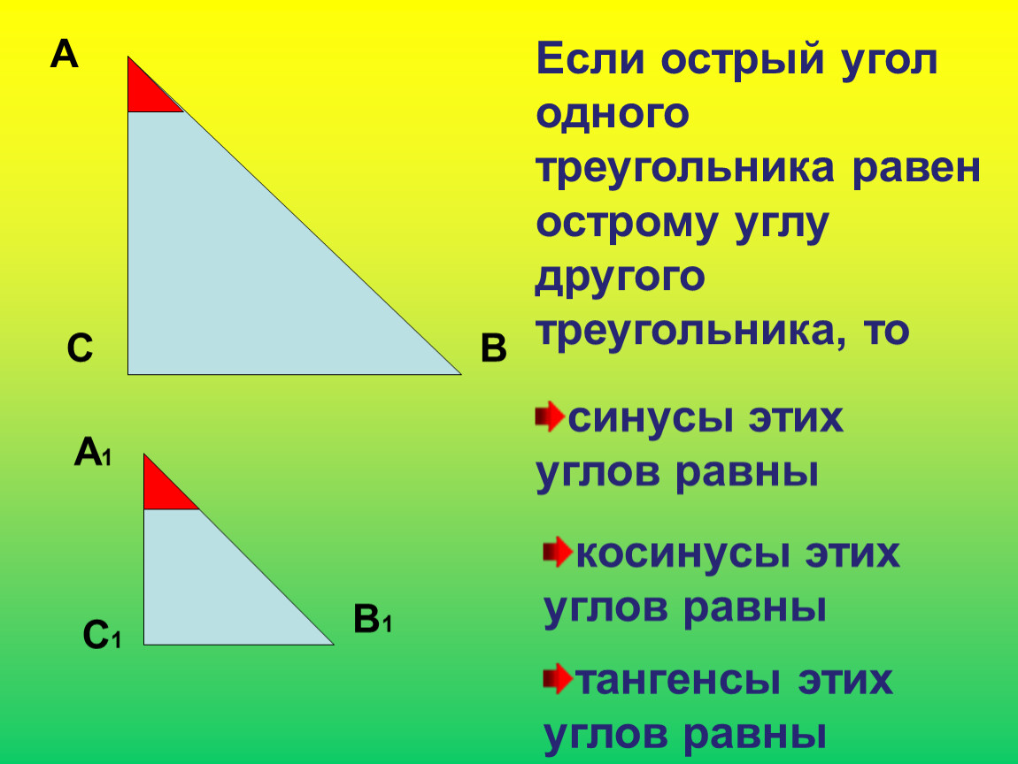 Острый угол прямоугольного треугольника. Острый угол триугольник. Тангенс в прямоугольном треугольнике. Синус острого угла. Треугольник с острыми углами.