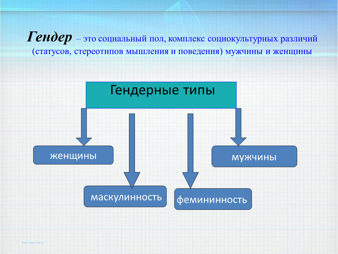 Презентация гендер социальный пол 11 класс