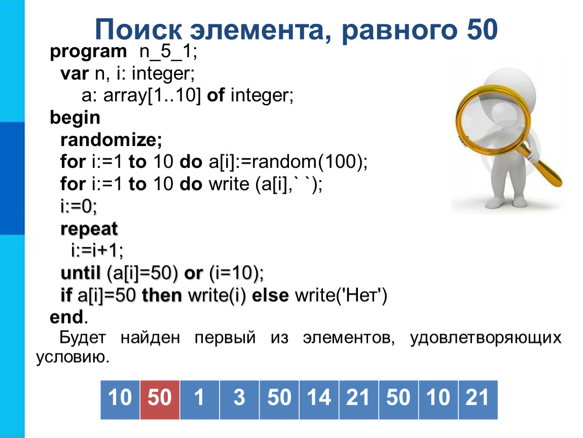 Одномерные массивы целых чисел.ppt