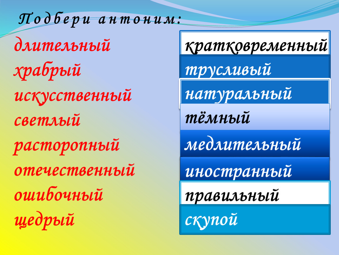 Подбери к заимствованному слову русский вариант слова шоу имидж позитивный презентация