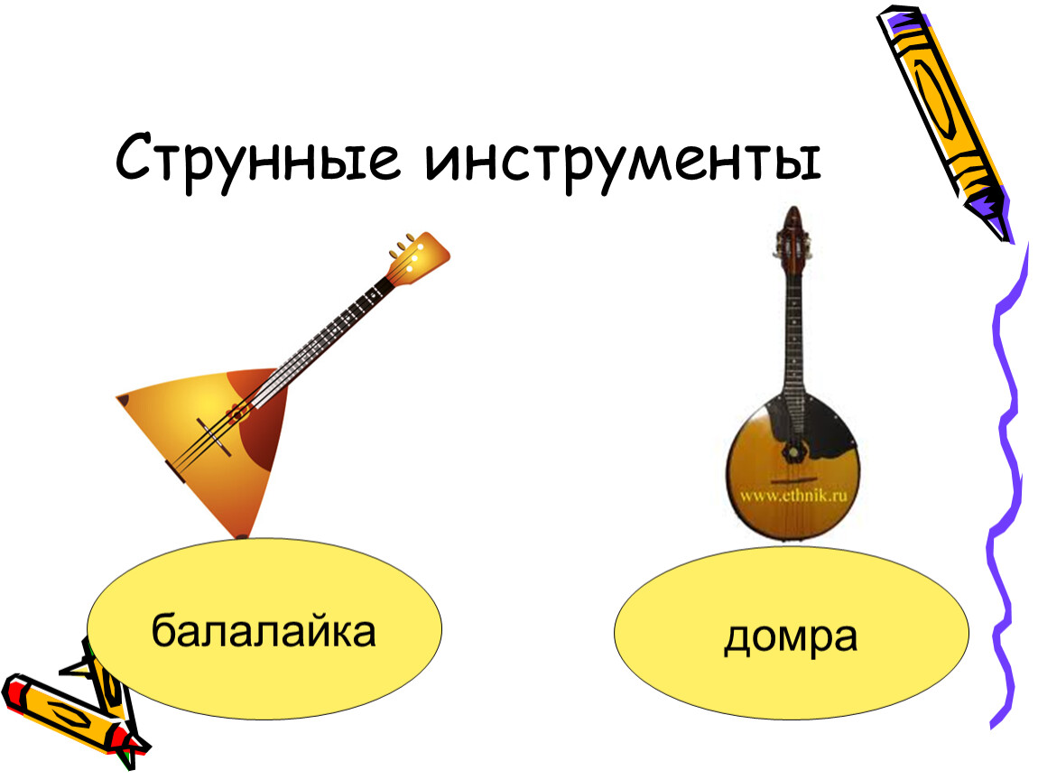 Урок 1 инструмент. Отличие домры от балалайки. Домра и балалайка. Музыкальные инструменты домра балалайка. Струнные инструменты 1 класс.