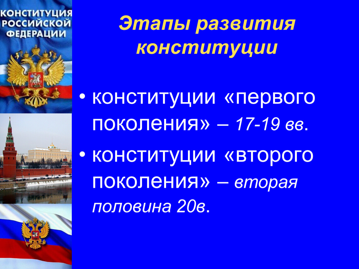 Формирование конституции. Конституции первого поколения. Конституции второго поколения. Конституция 1 поколения. Конституции первого и второго поколения.