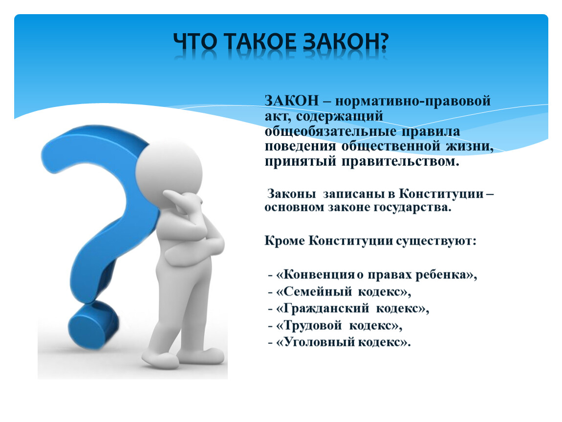 Общеобязательное правило поведения имеющее представительно обязывающий характер. Общеобязательные фааты.