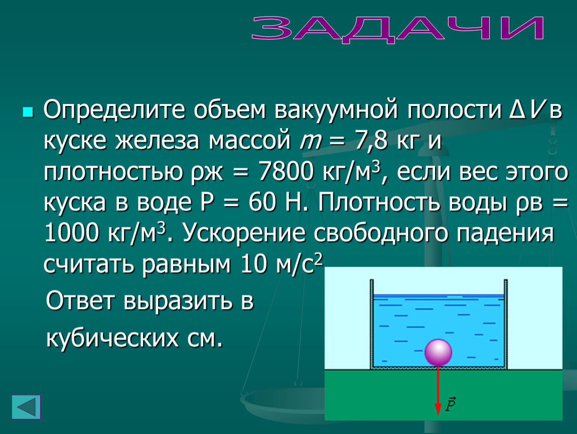 Объем куска железа 0 1 дециметра куба. Определить объем полости. Измерить железо масса объём плотность. Объем куска железа. Объем полости физика.