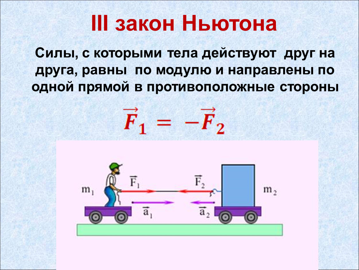 Формула 3 закона Ньютона по физике 9 класс. Третий закон Ньютона 9 класс физика. Три закона механики Ньютона. 1 Закон Ньютона.