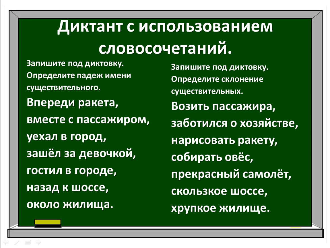 Словарная работа на уроках русского языка 4 класса