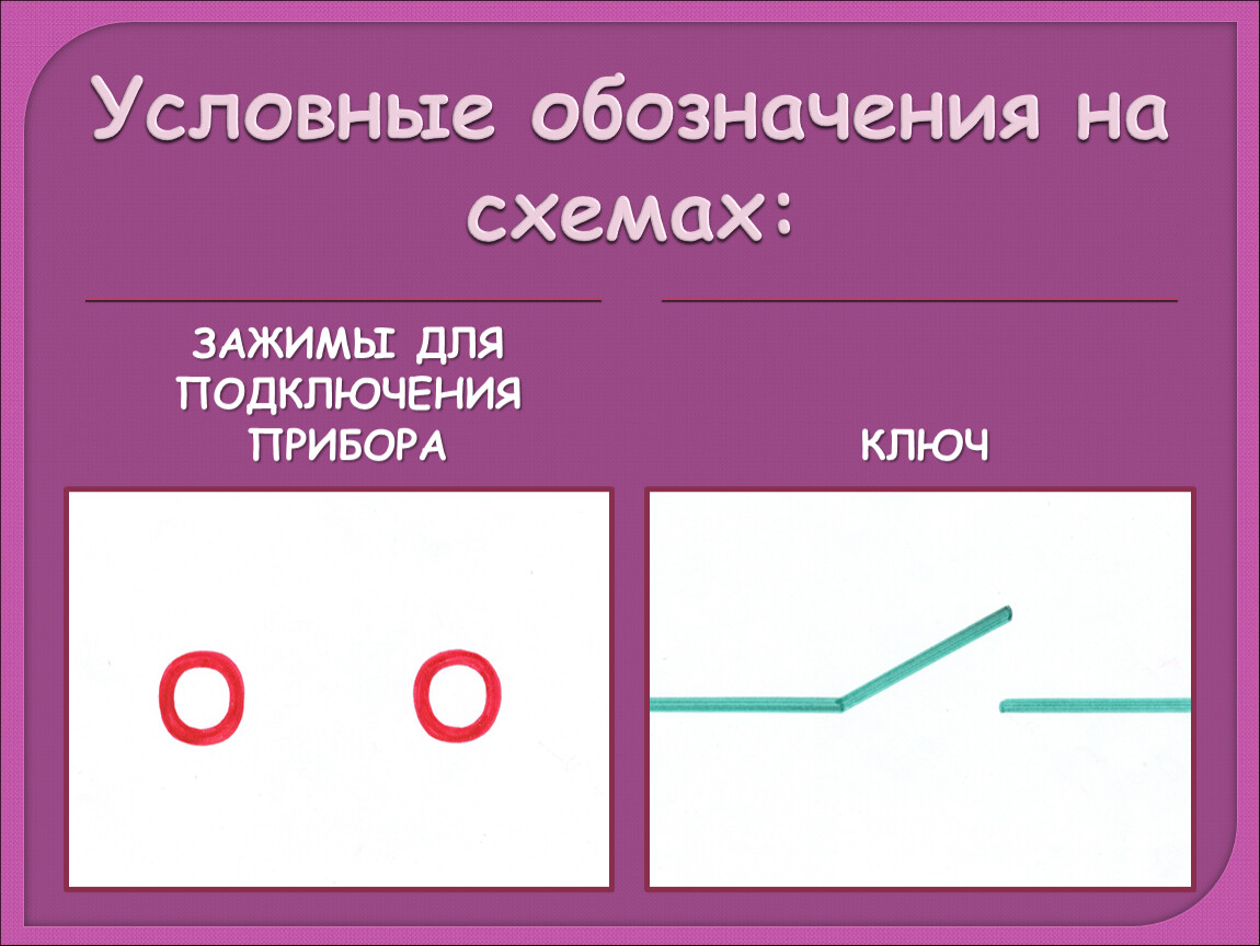 Зажим в электрической схеме