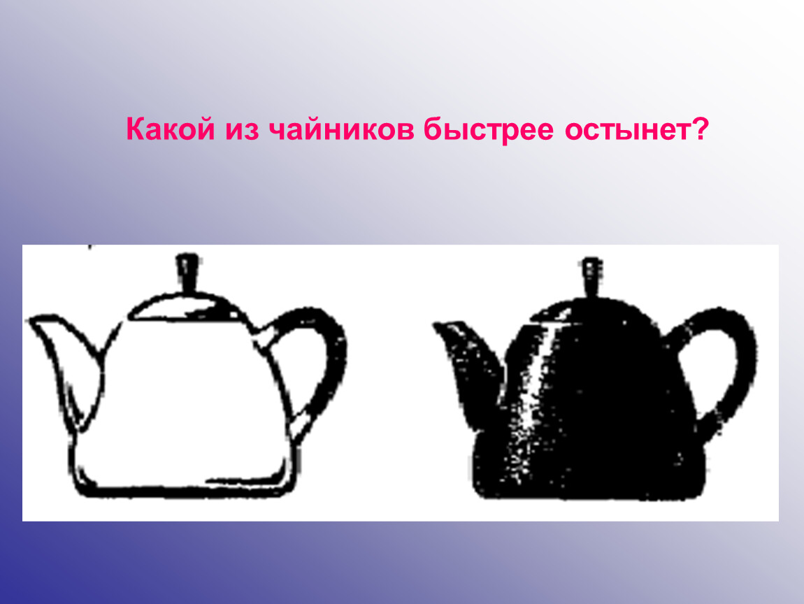 Быстро остываю. Теплопередача в чайнике. Теплопроводность чайника. Какой чайник быстрее остынет. Конвекция в чайнике.