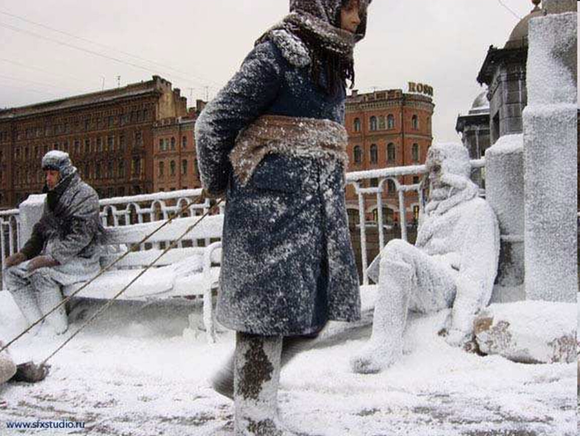 Блокада Ленинграда зима