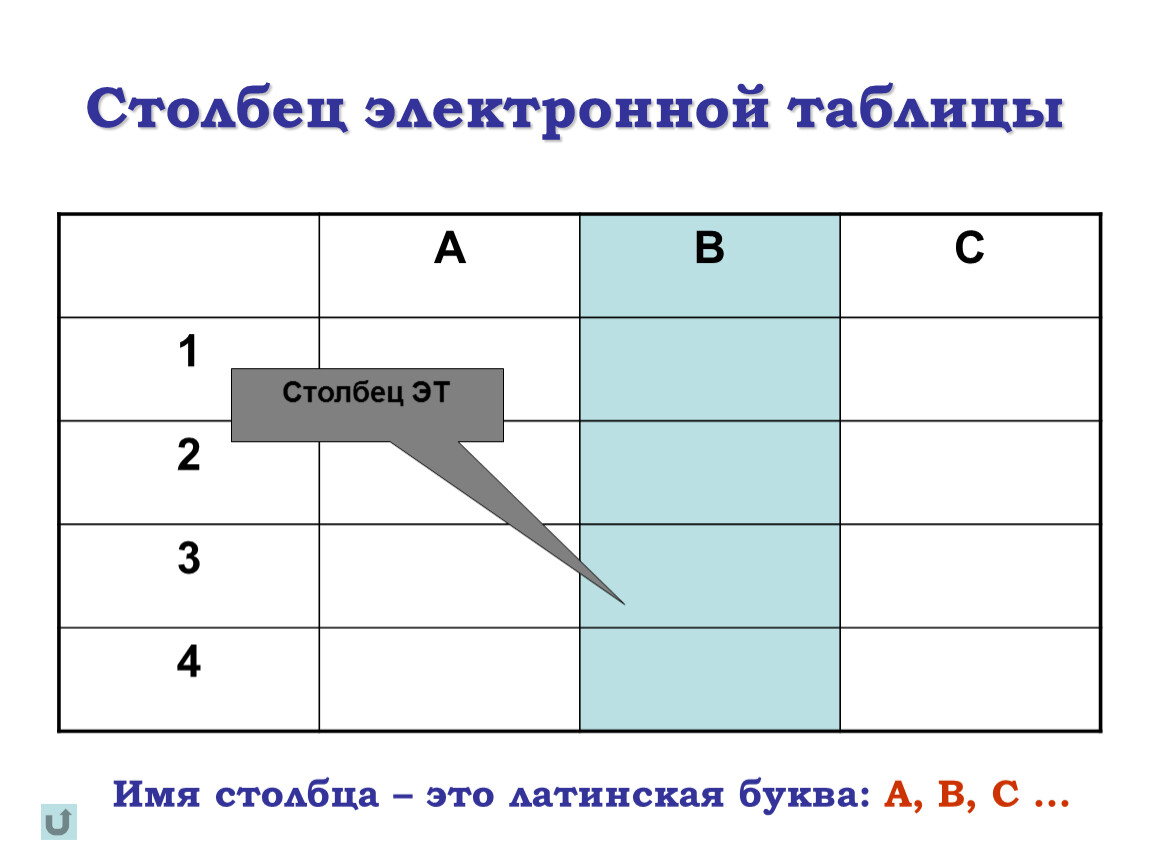 Имя первого столбца. Столбец таблицы. Столбец электронной таблицы. Столбцы в таблице. Столбец это в информатике.