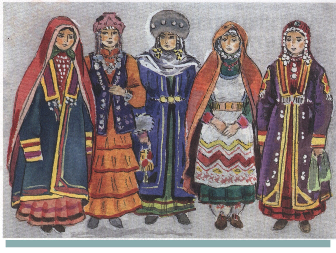 Традиционный национальный костюм Башкиров