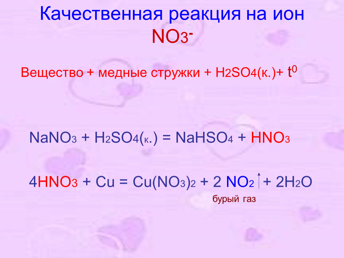 Гидроксид натрия реагирует с hno3. Качественная реакция на нитрат ионы no3. Качественная реакция на ионы po4.