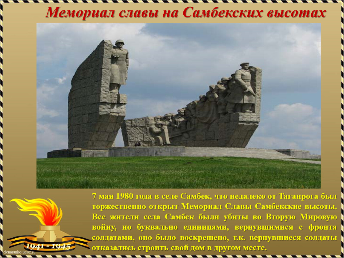 Самбекские высоты план схема