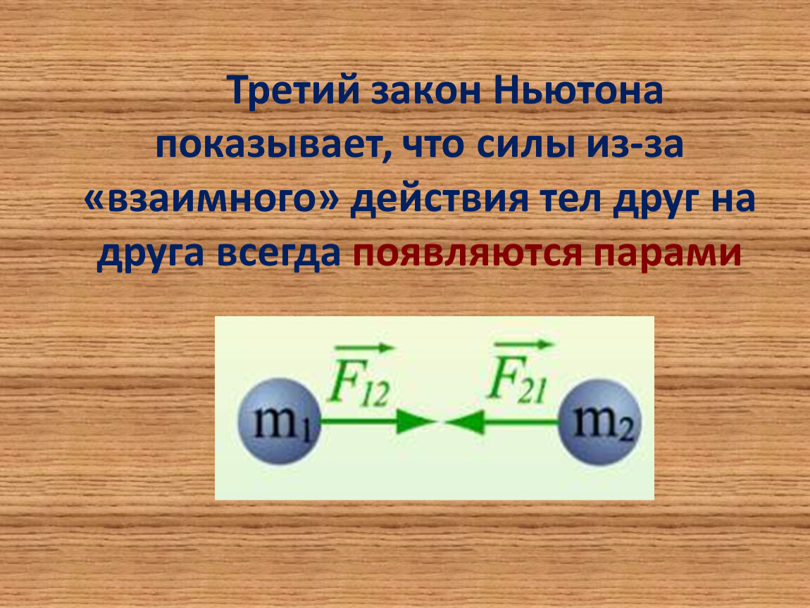 Третий закон силы. Три закона Ньютона определение.