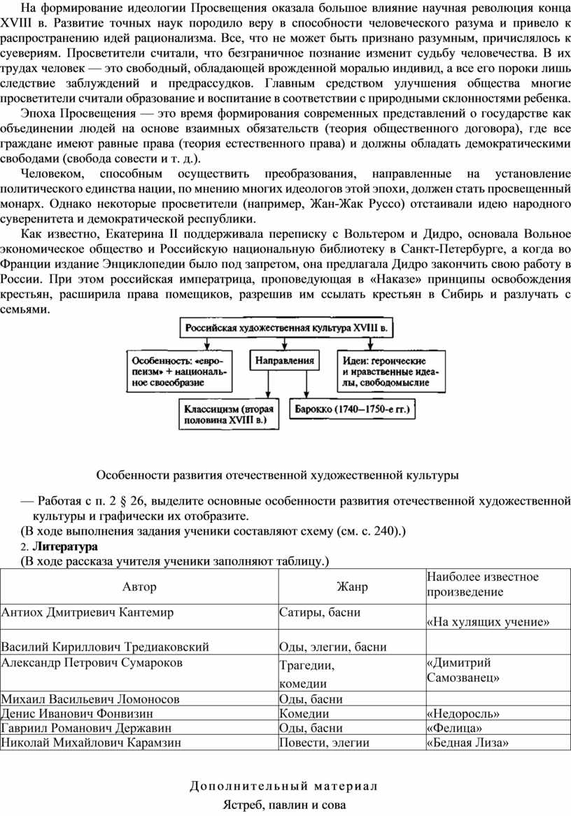 Урок Общественная мысль, литература,публицистика, пресса 18 века