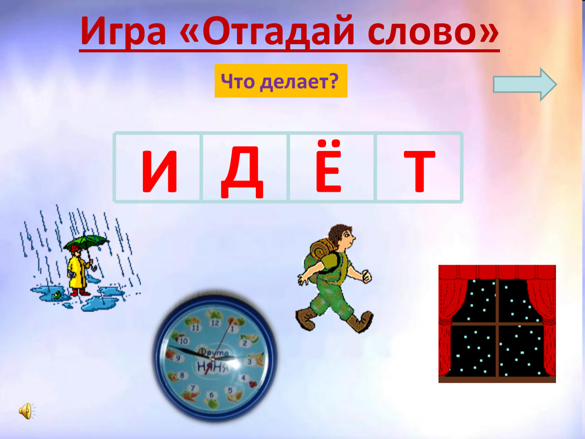 Какое слово идет. Игра отгадывание слов. 2. Игра «отгадай мое слово». Отгадай слово картинка клипарт. Игра «отгадай ,что хочу сказать» (слайд12)..