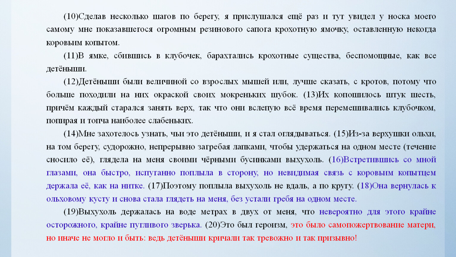 И тут увидел у носка сапога ямку оставленную некогда коровьим копытом схема предложения