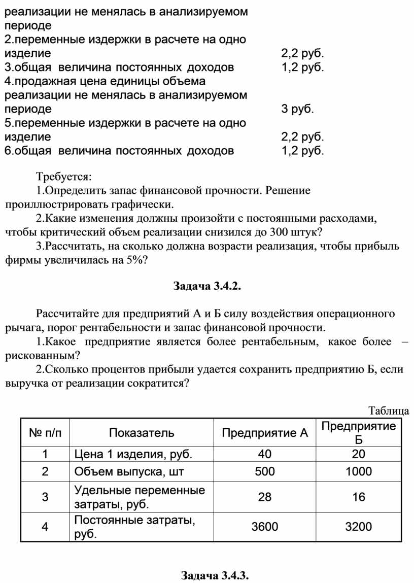 Запас прочности проекта