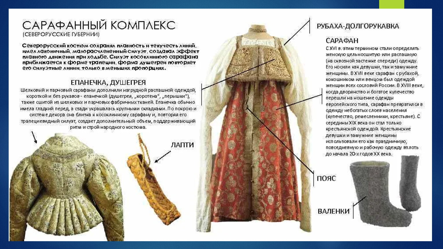 Элементы русского костюма