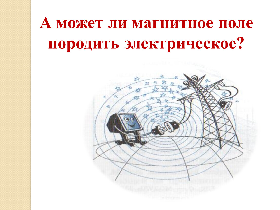 Магнитное поле киров. Что порождает магнитное поле. Порождение электрического поля магнитным. Магнитное поле порождает электрическое. Изменение магнитного поля порождает электрическое.