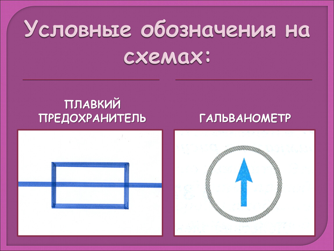 Гальванометр как обозначается на схеме