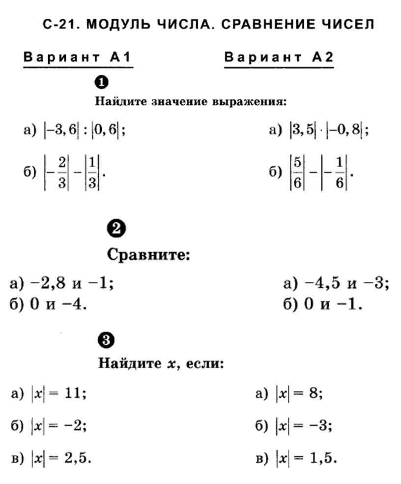 Модуль числа 6