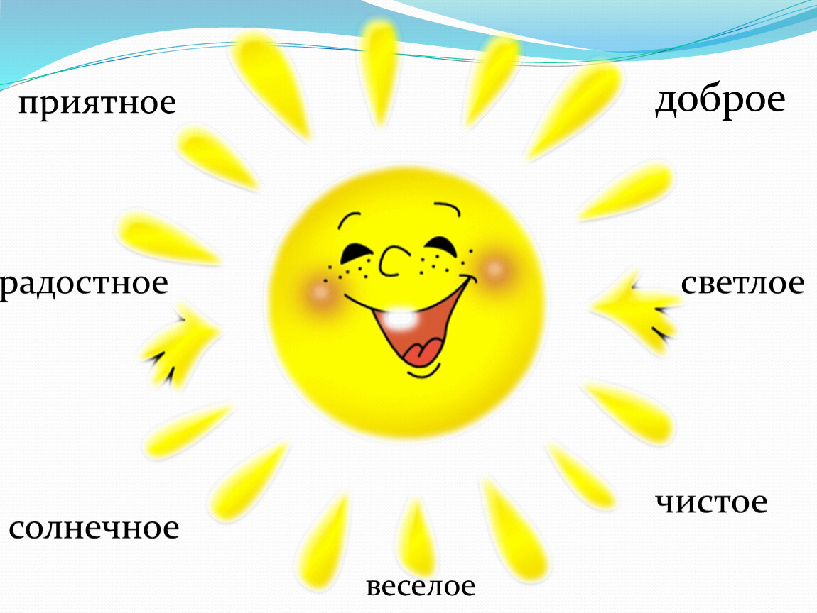 Какой частью речи является слово солнышко. Прилагательное к слову добро. Солнце к какому роду относится. Повышенное радостное солнечное трактовка.