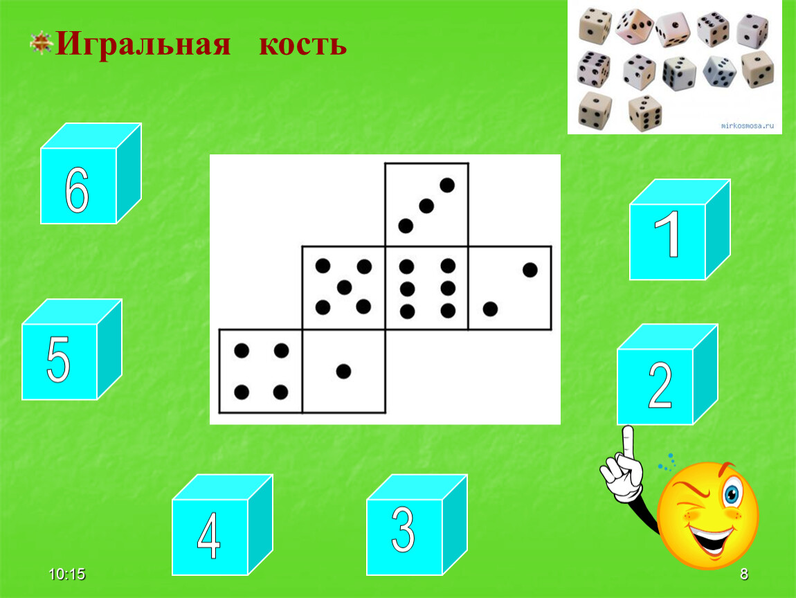 Схема кубика игрального кубика - 92 фото