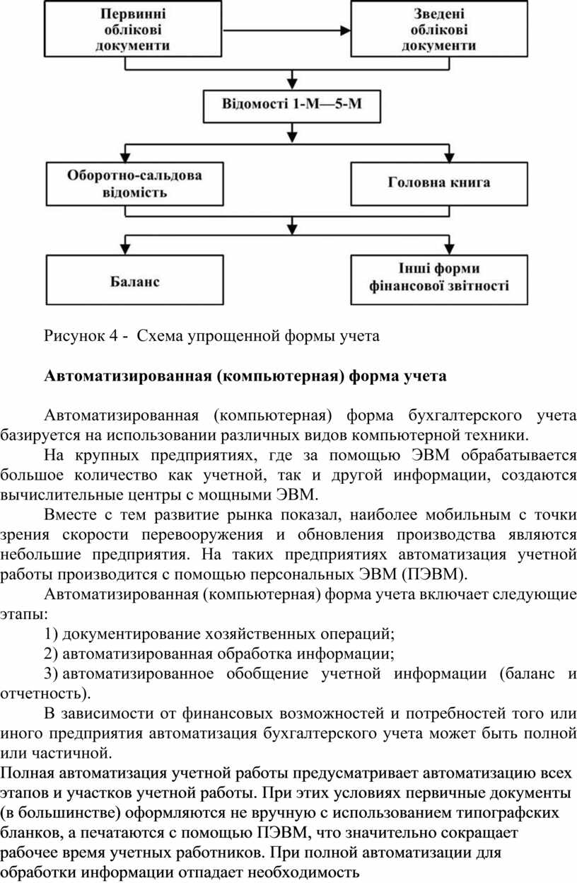 Курсовая работа: Облікові регістри