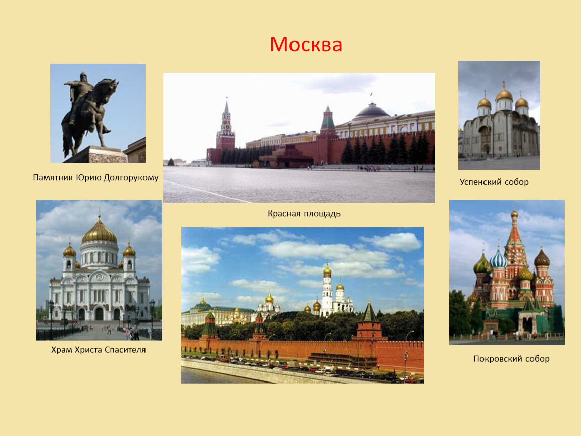 Проект золотое кольцо России Москва