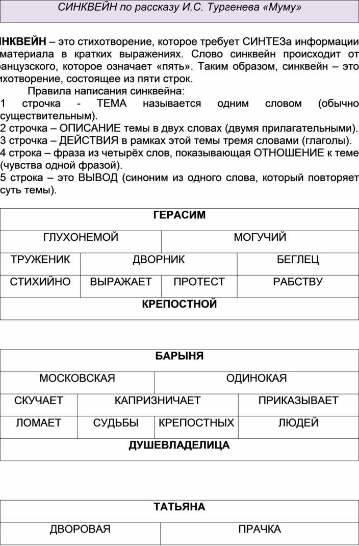 Почему Тургенев назвал рассказ не «Герасим», а «Муму»? - сочинение по литературе на taimyr-expo.ru