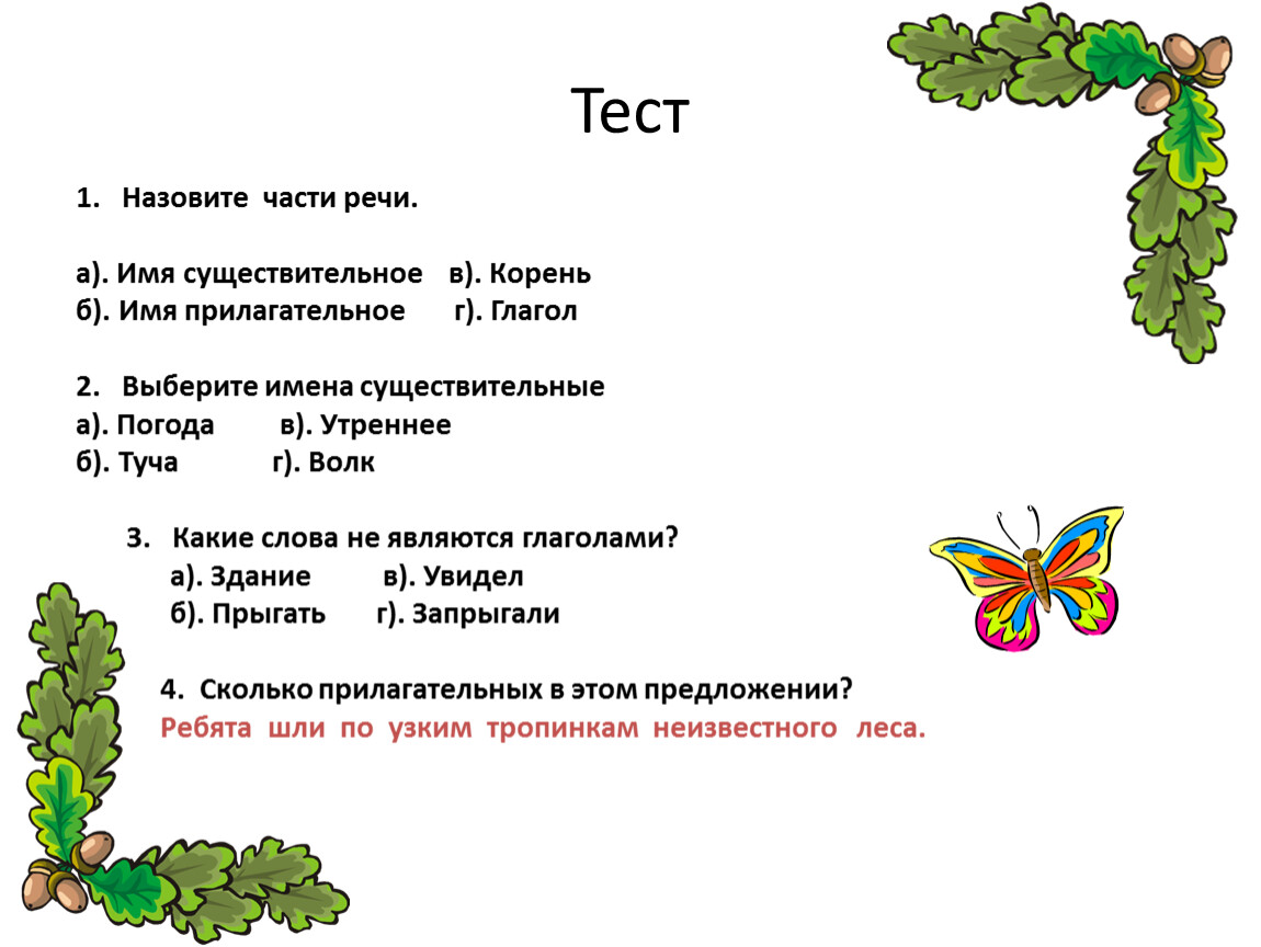 Презентация по русскому языку на тему 