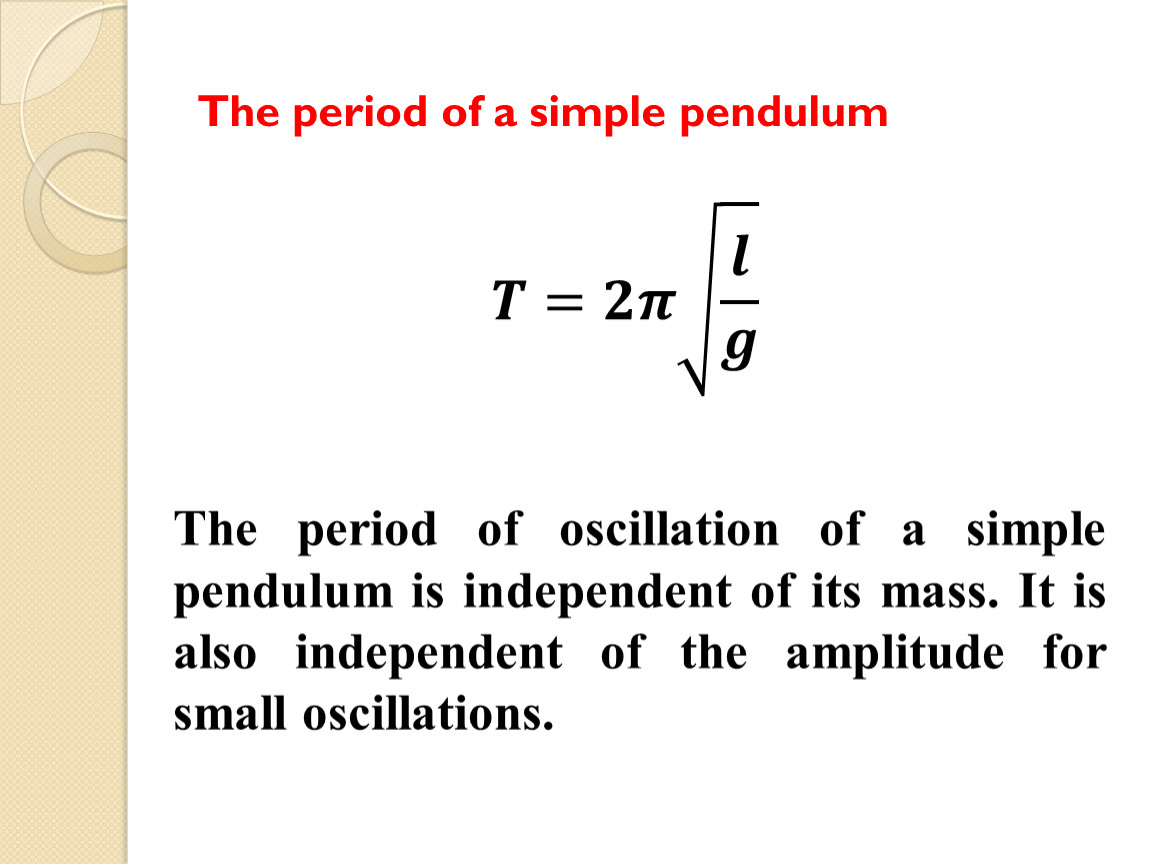 oscillations