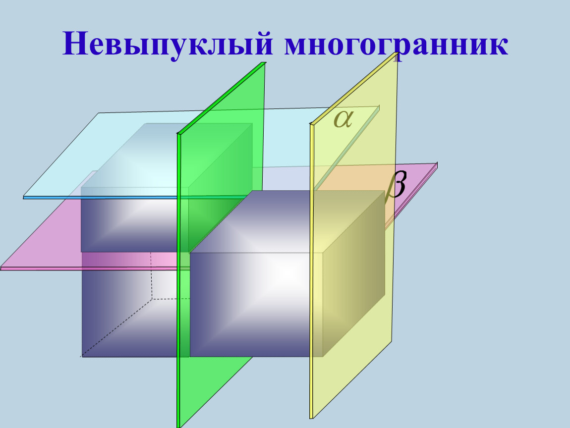 Невыпуклый многогранник картинка