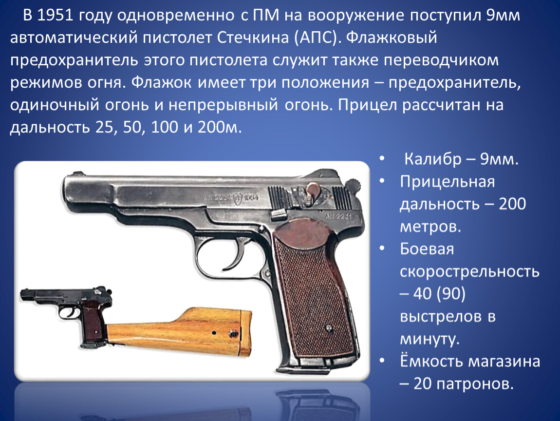 Стечкин сколько патронов в обойме. Пистолет-пулемёт Стечкина АПС. Автоматический пистолет Стечкина АПС. Пистолет-пулемёт Стечкина 7.62. 9-Мм автоматический пистолет Стечкина.