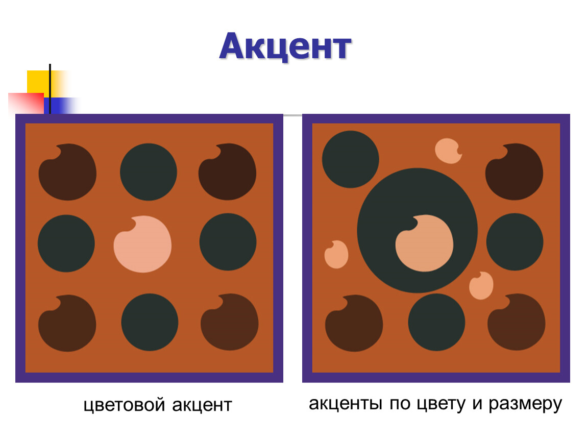 Нюанс. Акцент в композиции. Цветовой акцент в композиции. Акцент и нюанс в композиции. Доминанта и акцент в композиции.