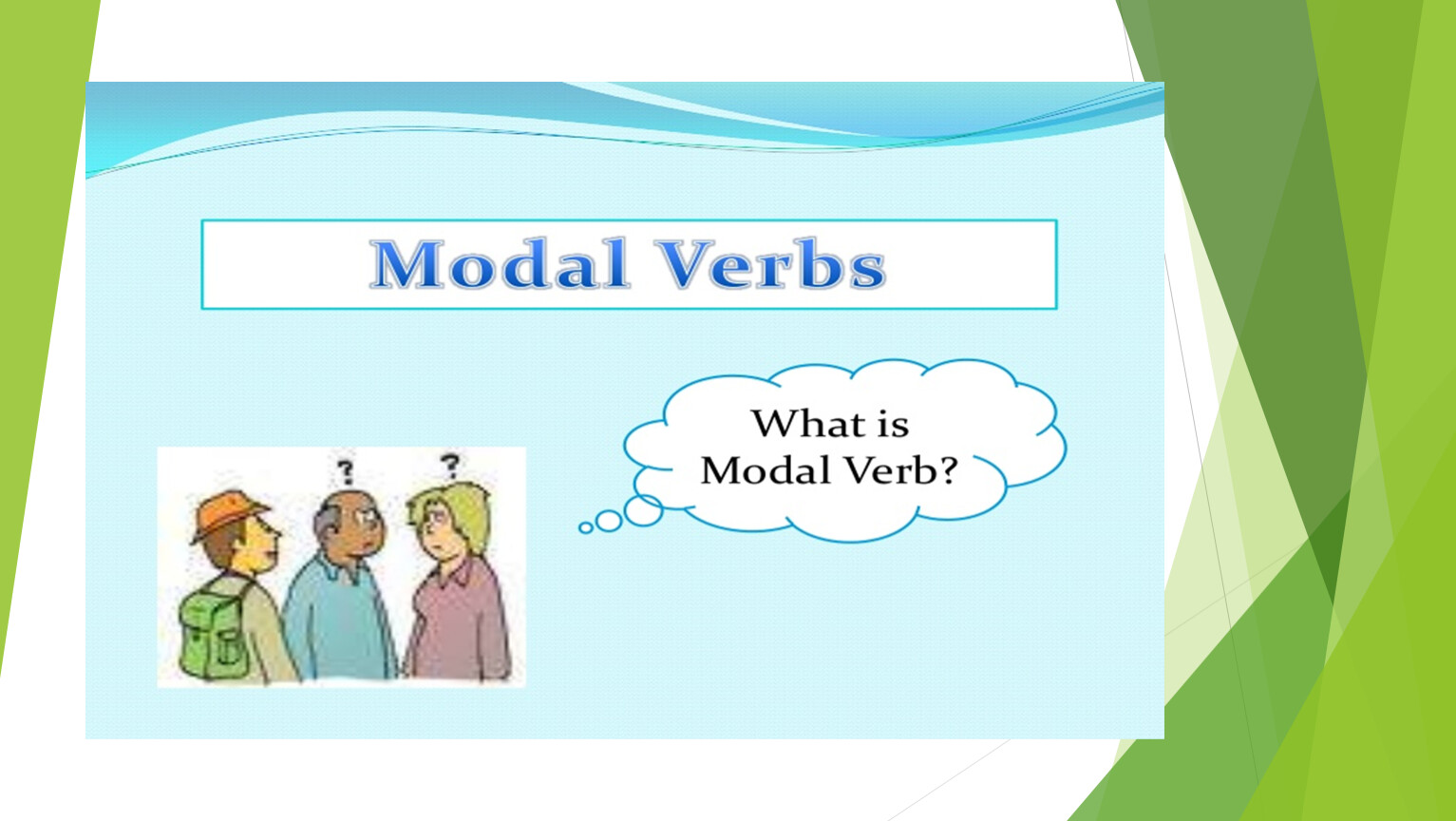 Modal verbs презентация 6 класс