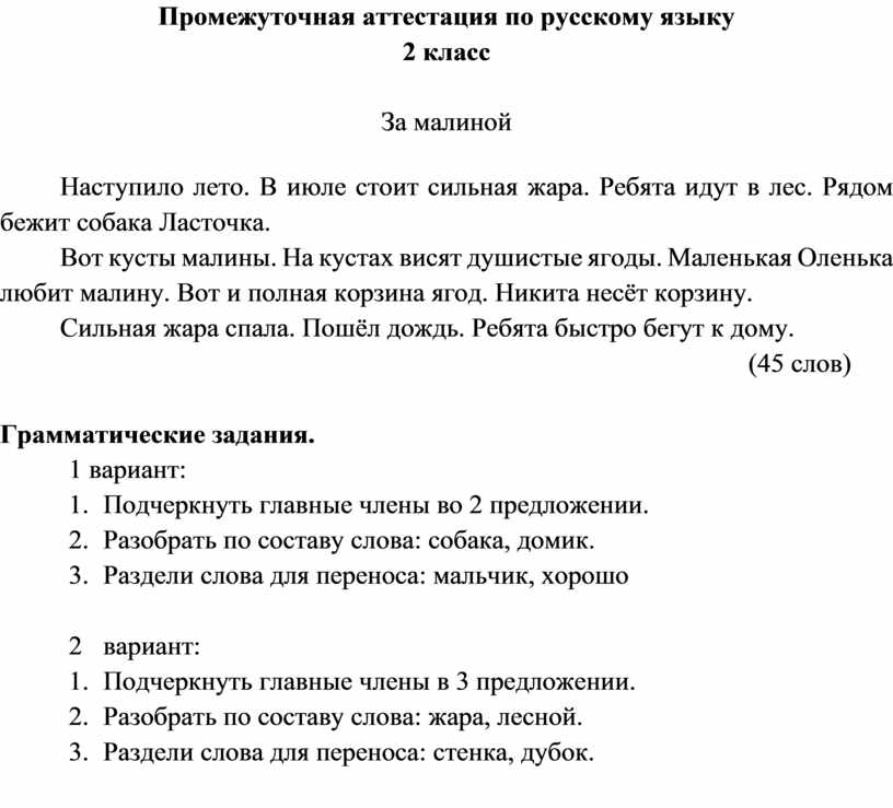 Промежуточная аттестация по литературе 1 класс. Диктант 2 класс промежуточная аттестация. Диктант за 2 класс. Диктант за малиной. Диктант 1 класс за год.