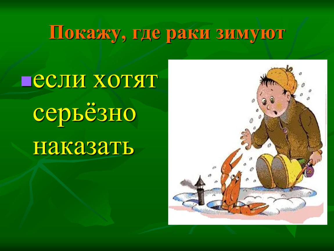 Фразеологизм где раки. Фразеологизмы на тему зима. Рисунок где река зимуют. Фразеологизм про чистоту. Фразеологизм подарок зимует.