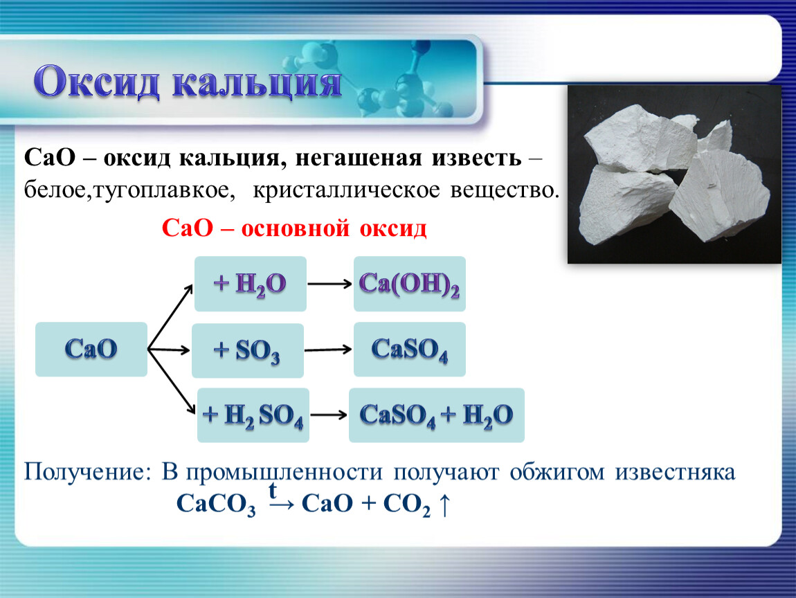 При взаимодействии каких пар образуется гидроксид кальция. Оксид кальция Негашеная известь формула. Оксид кальция Негашеная известь. Химические свойства оксида кальция. Оксид кальция (формула,название,применение).