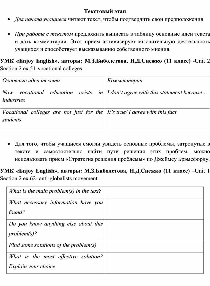 Методические рекомендации по работе с текстом на уроках английского языка  для учителей английского языка