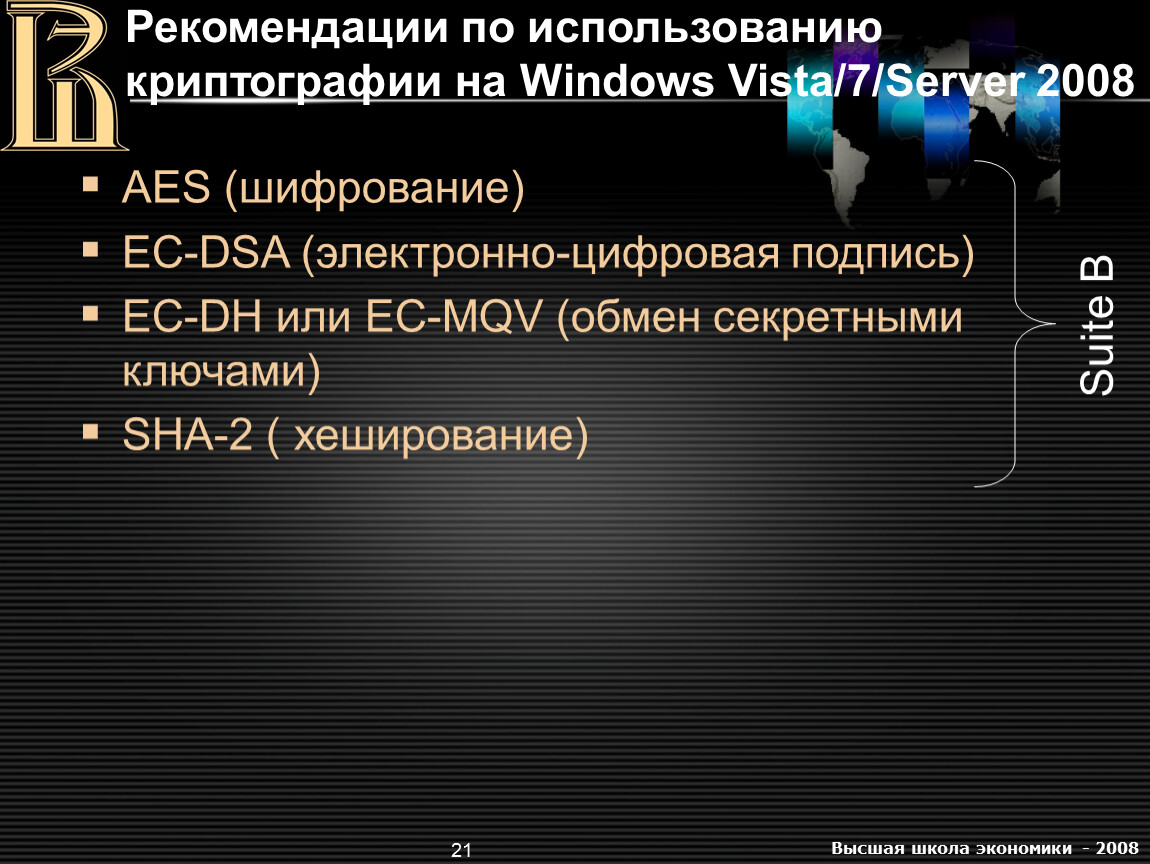 Шифрование aes презентация