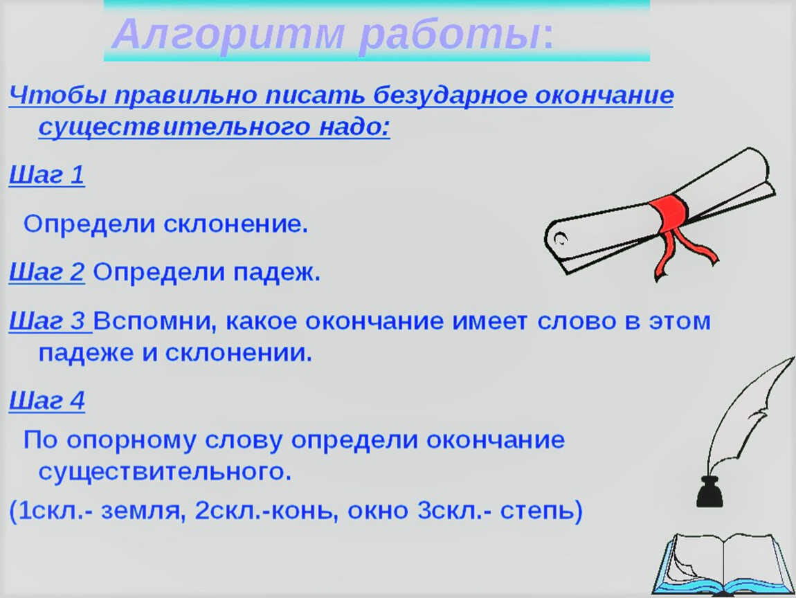 Как правильно пишется сильная. Нарисовать рисунок окончание имени существительного.