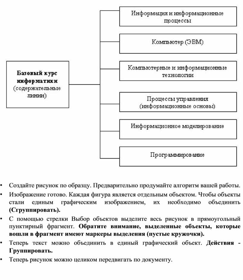 Создайте рисунок по образцу